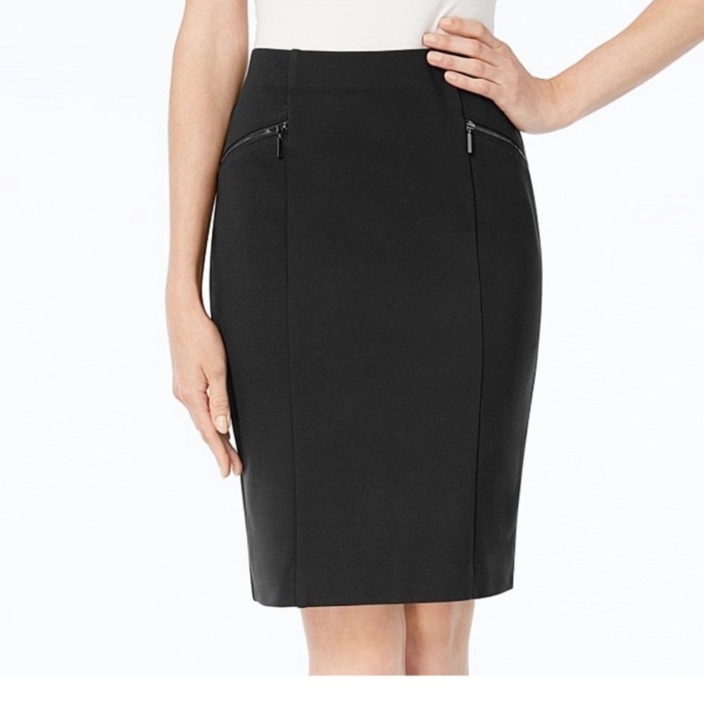 Elegant Alfani Black Pencil Skirt- Size 4